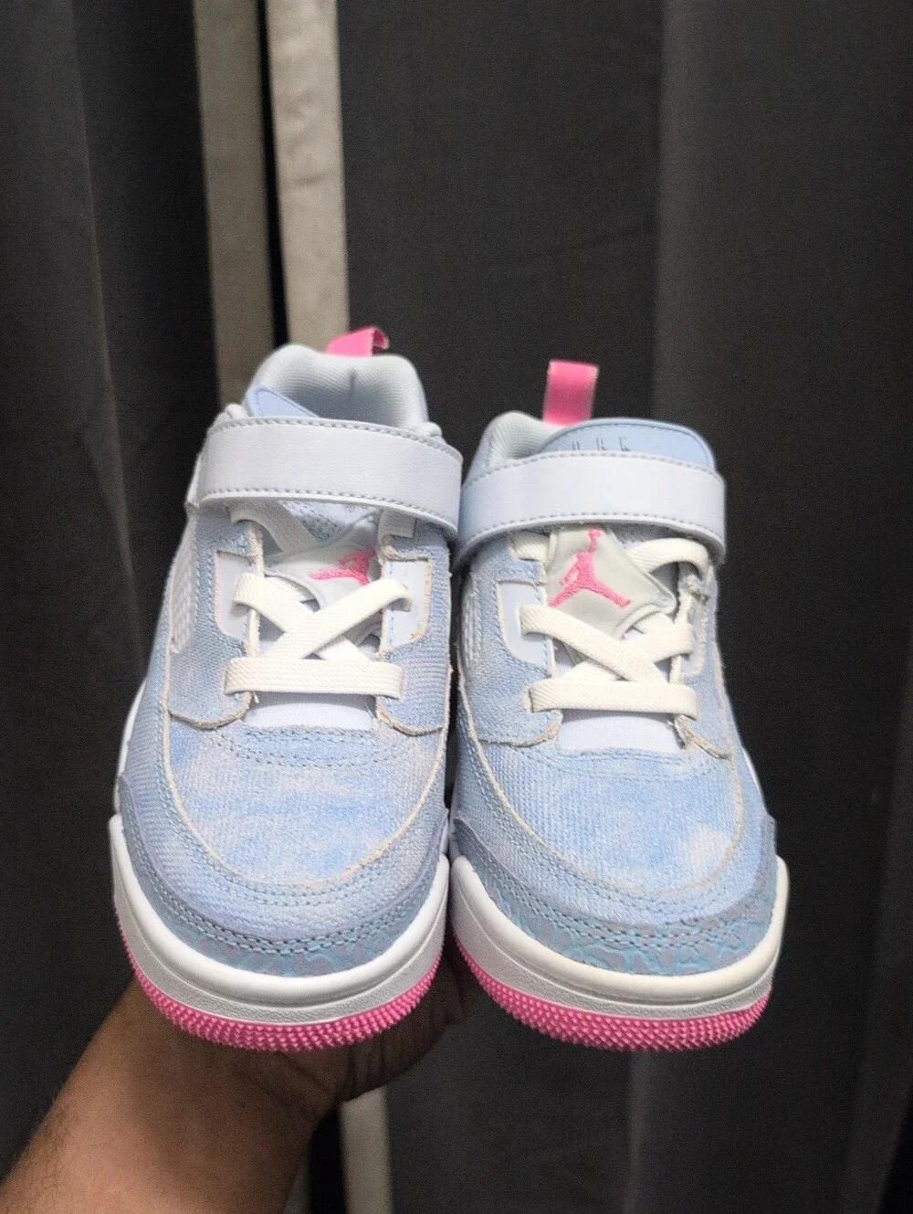 Jordan Spizike Low Fem - Girls' Preschool (Blue/ Pink) Size 13C